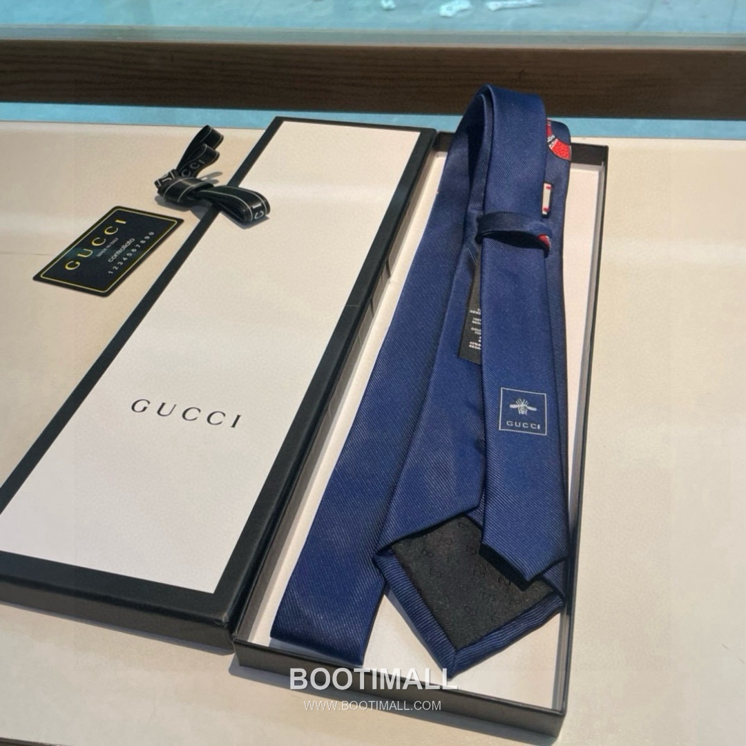 Celine Animal Embroidered Tie Silk Jacquard Black 셀린느 애니멀 자수 넥타이 실크 자카드 블랙 7cm 4