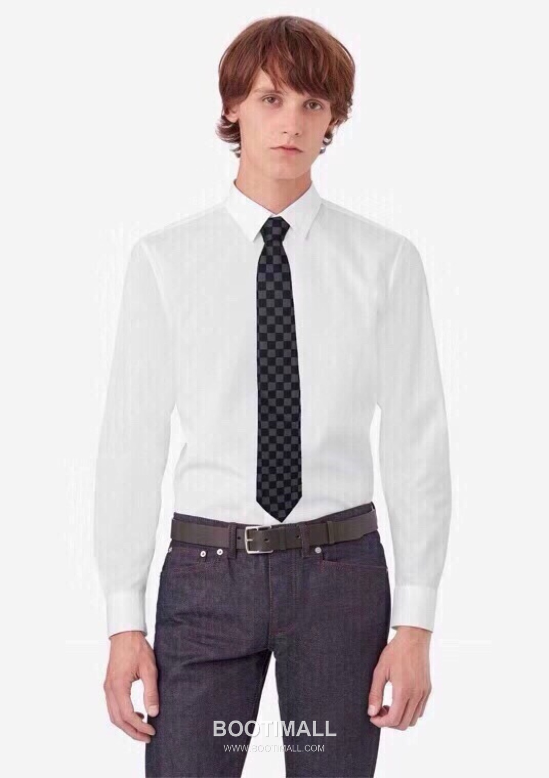 Louis Vuitton Damier Jacquard Tie Silk Black 루이비통 다미에 자카드 넥타이 실크 블랙 1