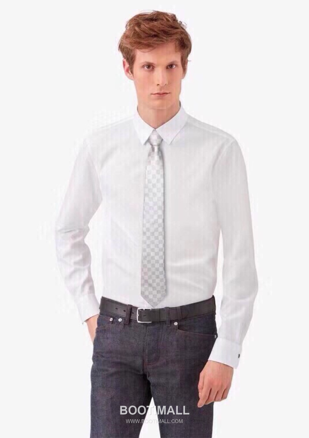 Louis Vuitton Damier Jacquard Tie Silk Black 루이비통 다미에 자카드 넥타이 실크 블랙 1