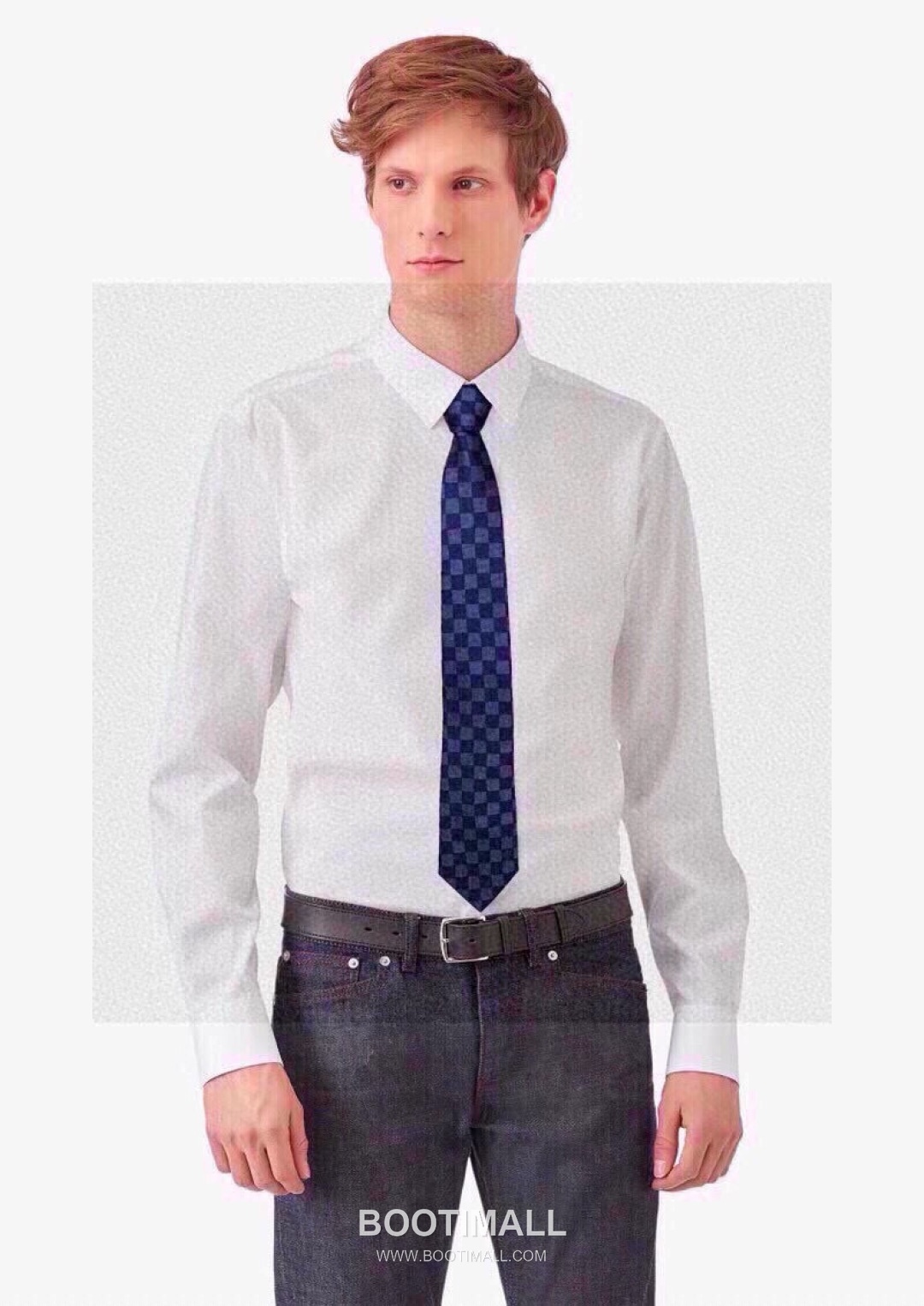 Louis Vuitton Damier Jacquard Tie Silk Black 루이비통 다미에 자카드 넥타이 실크 블랙 1