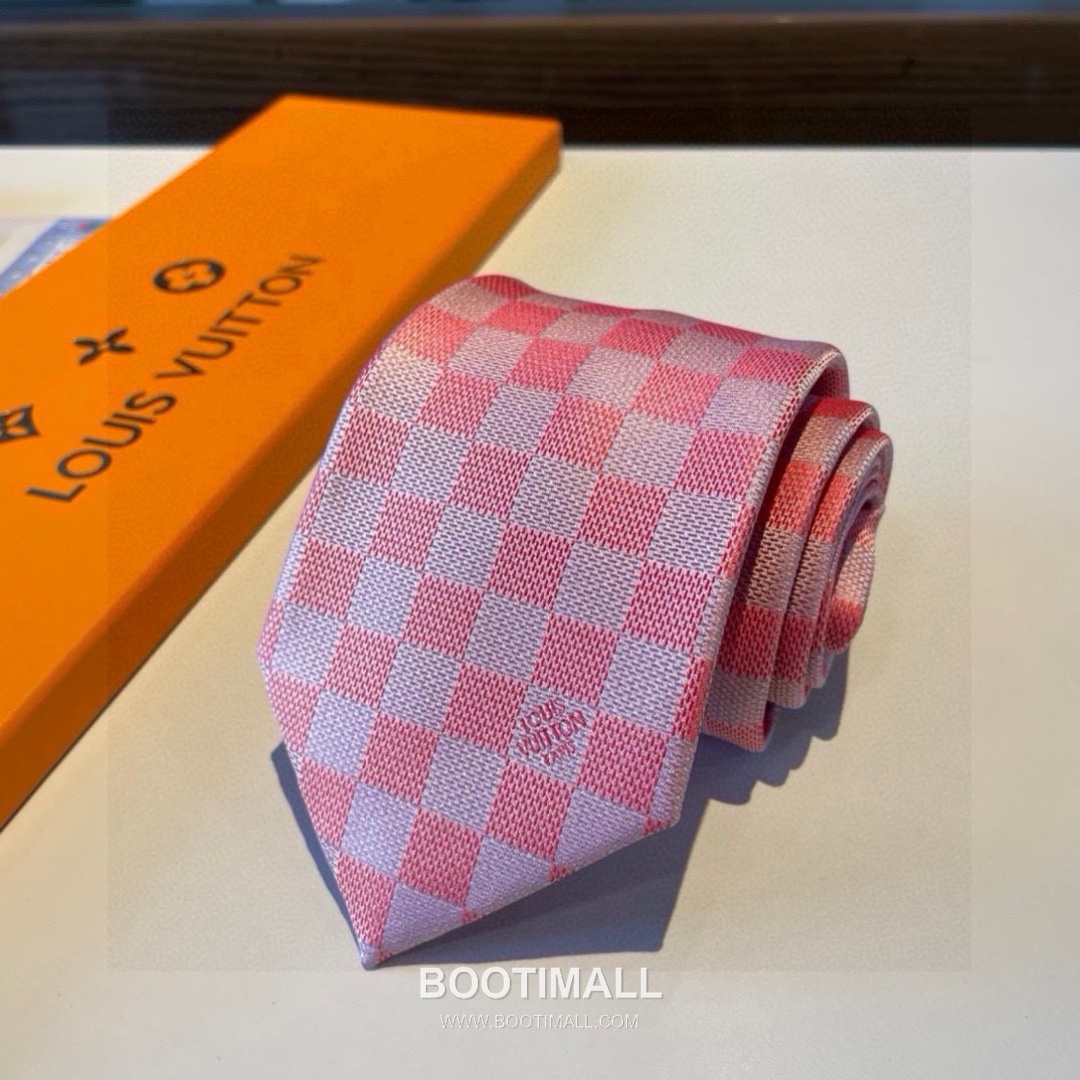 Louis Vuitton Damier Jacquard Tie Silk Black 루이비통 다미에 자카드 넥타이 실크 블랙 7