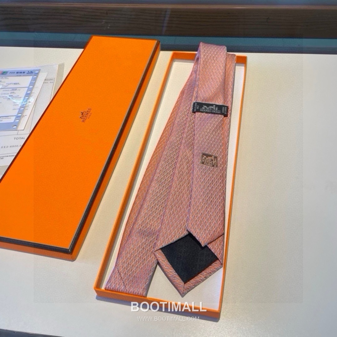 Hermes Twill Silk Tie Silk Twill Black 에르메스 트윌 실크 타이 실크 트윌 블랙 4