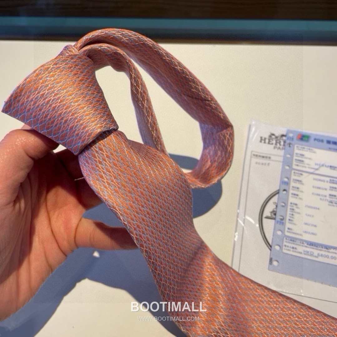 Hermes Twill Silk Tie Silk Twill Black 에르메스 트윌 실크 타이 실크 트윌 블랙 8