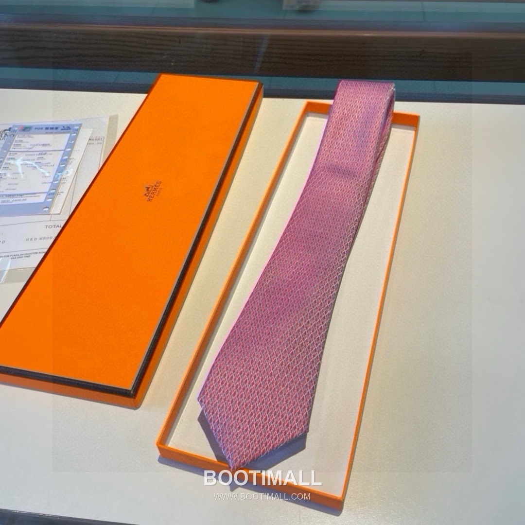 Hermes Twill Silk Tie Silk Twill Black 에르메스 트윌 실크 타이 실크 트윌 블랙 2