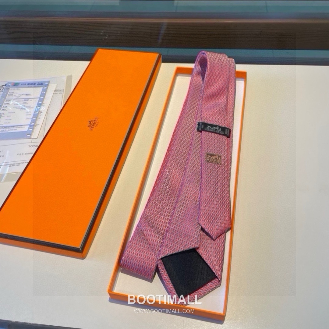Hermes Twill Silk Tie Silk Twill Black 에르메스 트윌 실크 타이 실크 트윌 블랙 3