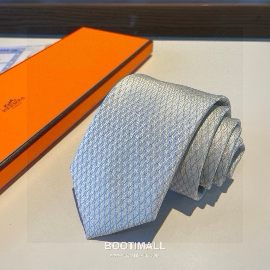Hermes Twill Silk Tie Silk Twill Black 에르메스 트윌 실크 타이 실크 트윌 블랙 7