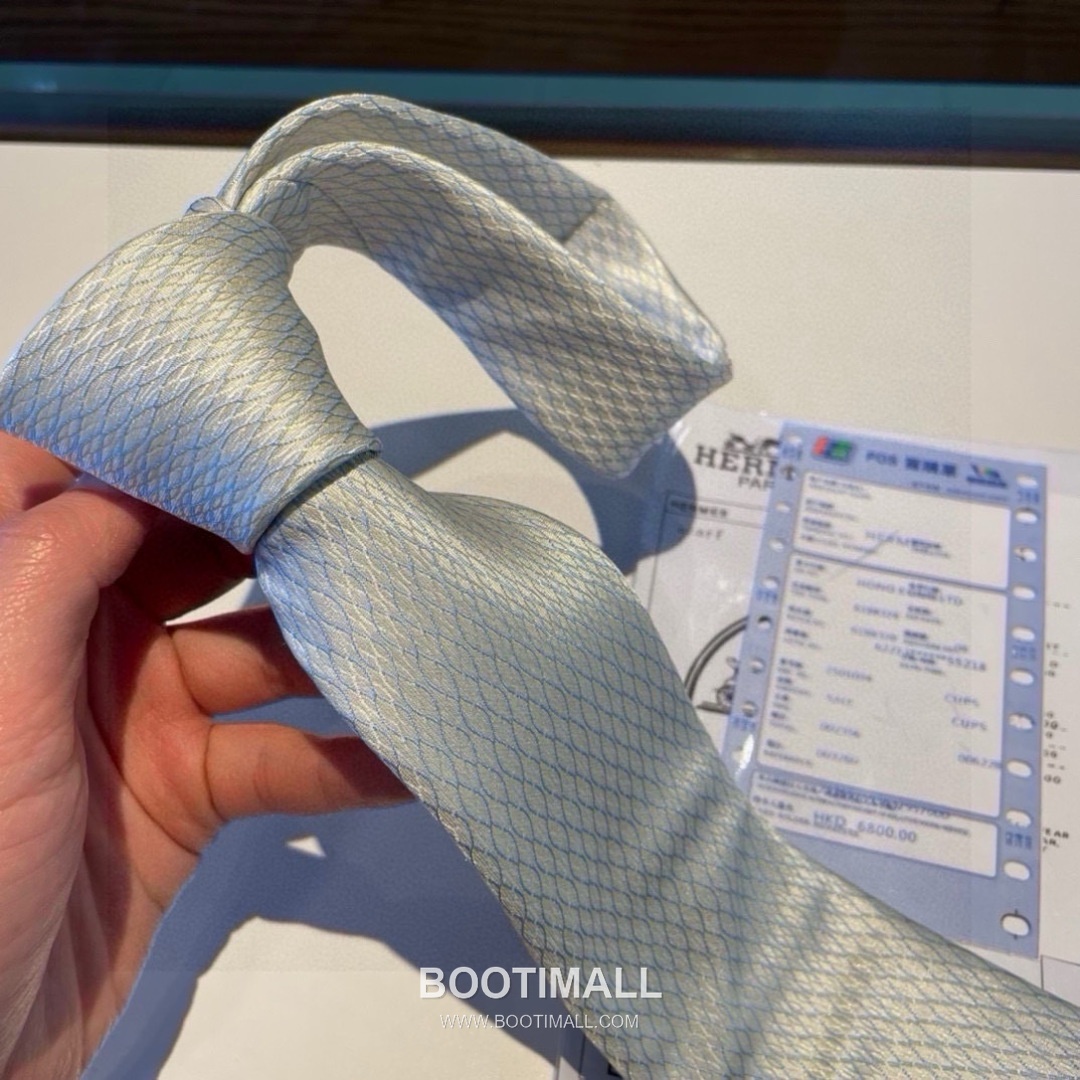 Hermes Twill Silk Tie Silk Twill Black 에르메스 트윌 실크 타이 실크 트윌 블랙 8