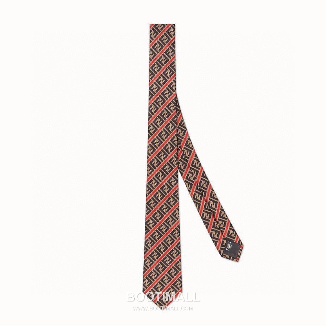 Fendi FF Jacquard Tie Silk Black 펜디 FF 자카드 넥타이 실크 블랙 1