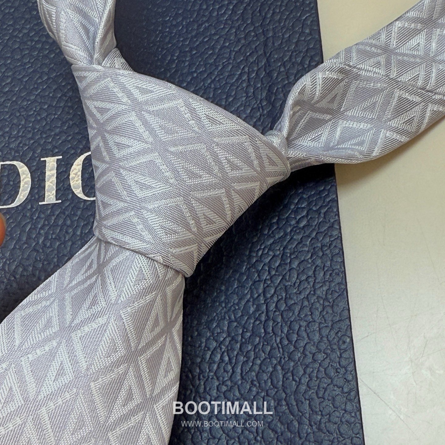 Dior CD Diamond Tie Silk Black 디올 CD 다이아몬드 넥타이 실크 블랙 12