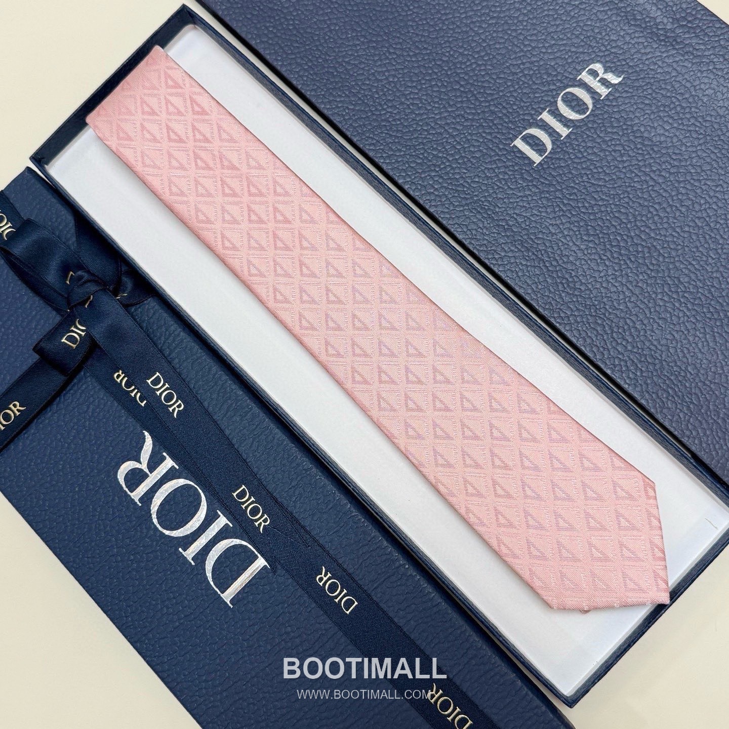 Dior CD Diamond Tie Silk Black 디올 CD 다이아몬드 넥타이 실크 블랙 5