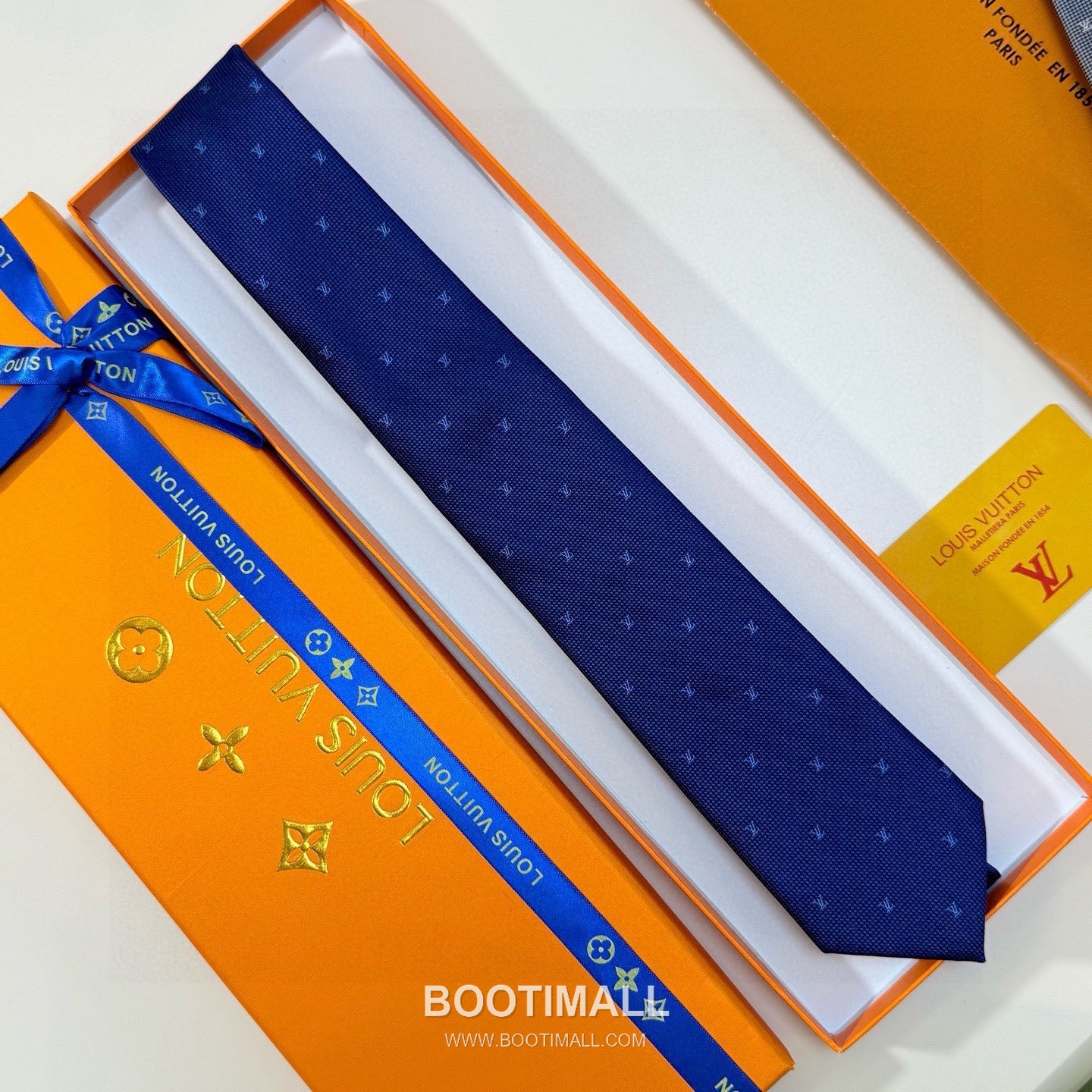 Louis Vuitton Diamonds V Tie Silk Jacquard Dark 루이비통 다이아몬드 V 넥타이 실크 자카드 다크 5