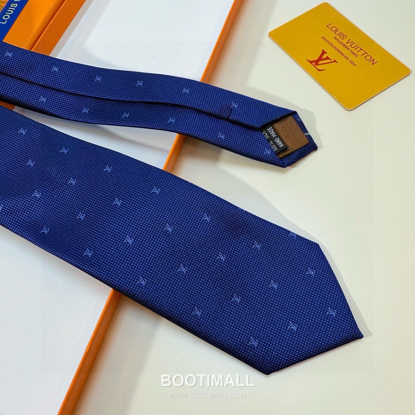 Louis Vuitton Diamonds V Tie Silk Jacquard Dark 루이비통 다이아몬드 V 넥타이 실크 자카드 다크 7
