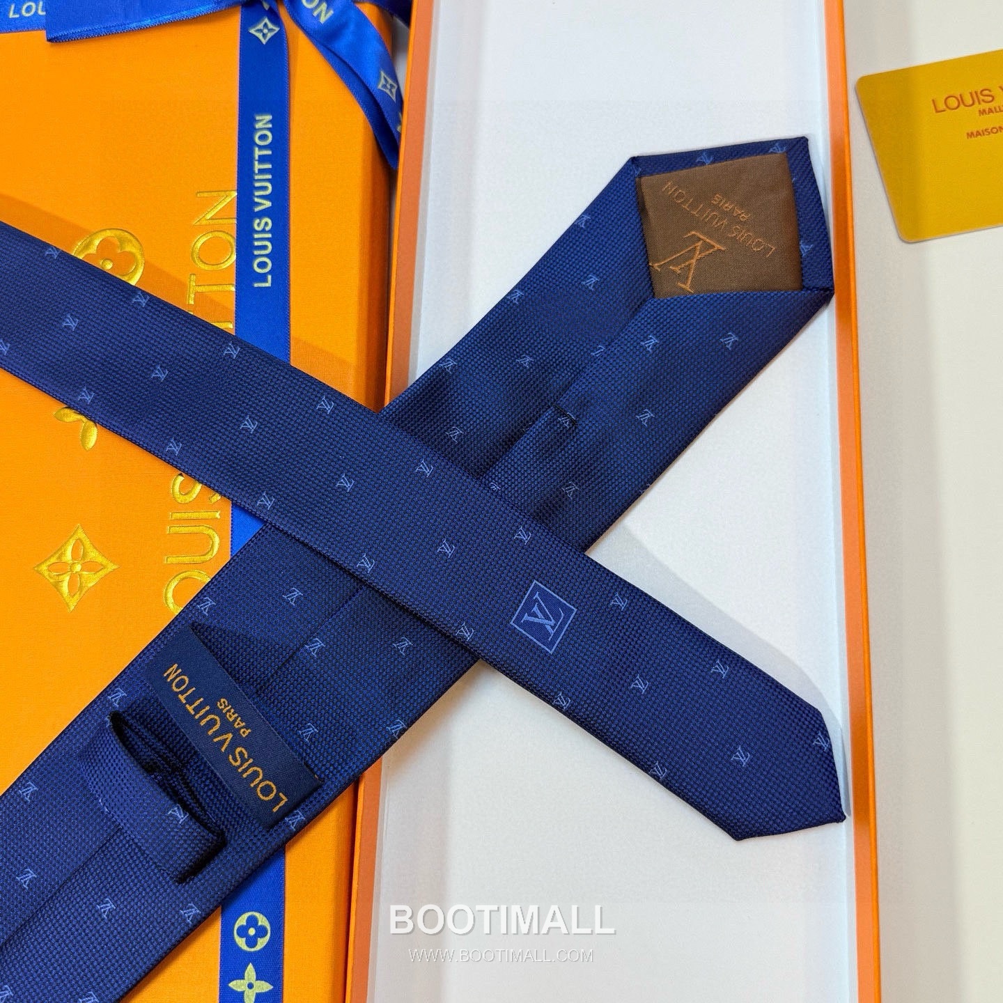 Louis Vuitton Diamonds V Tie Silk Jacquard Dark 루이비통 다이아몬드 V 넥타이 실크 자카드 다크 8