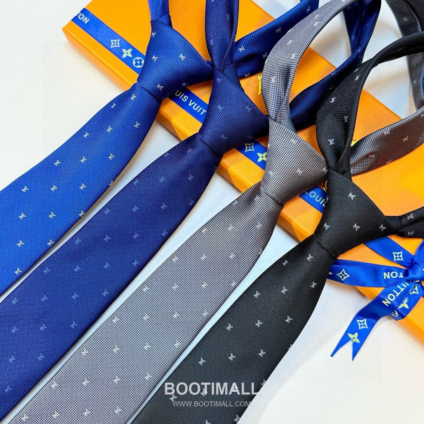 Louis Vuitton Diamonds V Tie Silk Jacquard Dark 루이비통 다이아몬드 V 넥타이 실크 자카드 다크 11