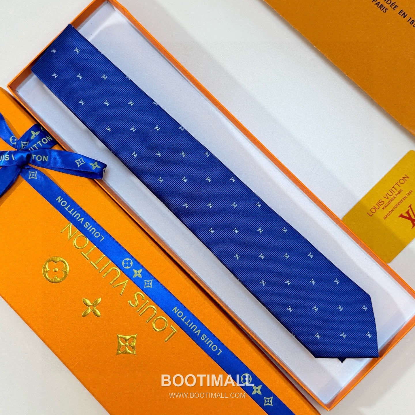 Louis Vuitton Diamonds V Tie Silk Jacquard Dark 루이비통 다이아몬드 V 넥타이 실크 자카드 다크 4