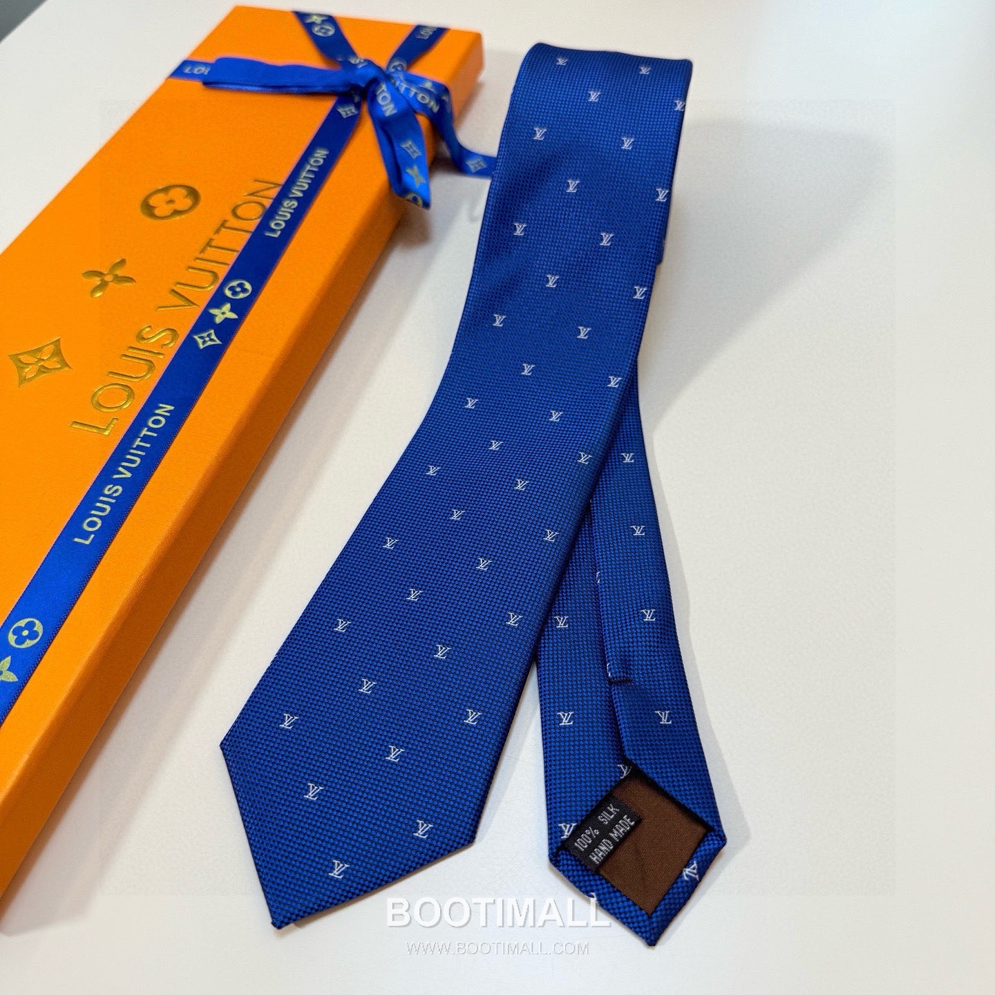 Louis Vuitton Diamonds V Tie Silk Jacquard Dark 루이비통 다이아몬드 V 넥타이 실크 자카드 다크 5