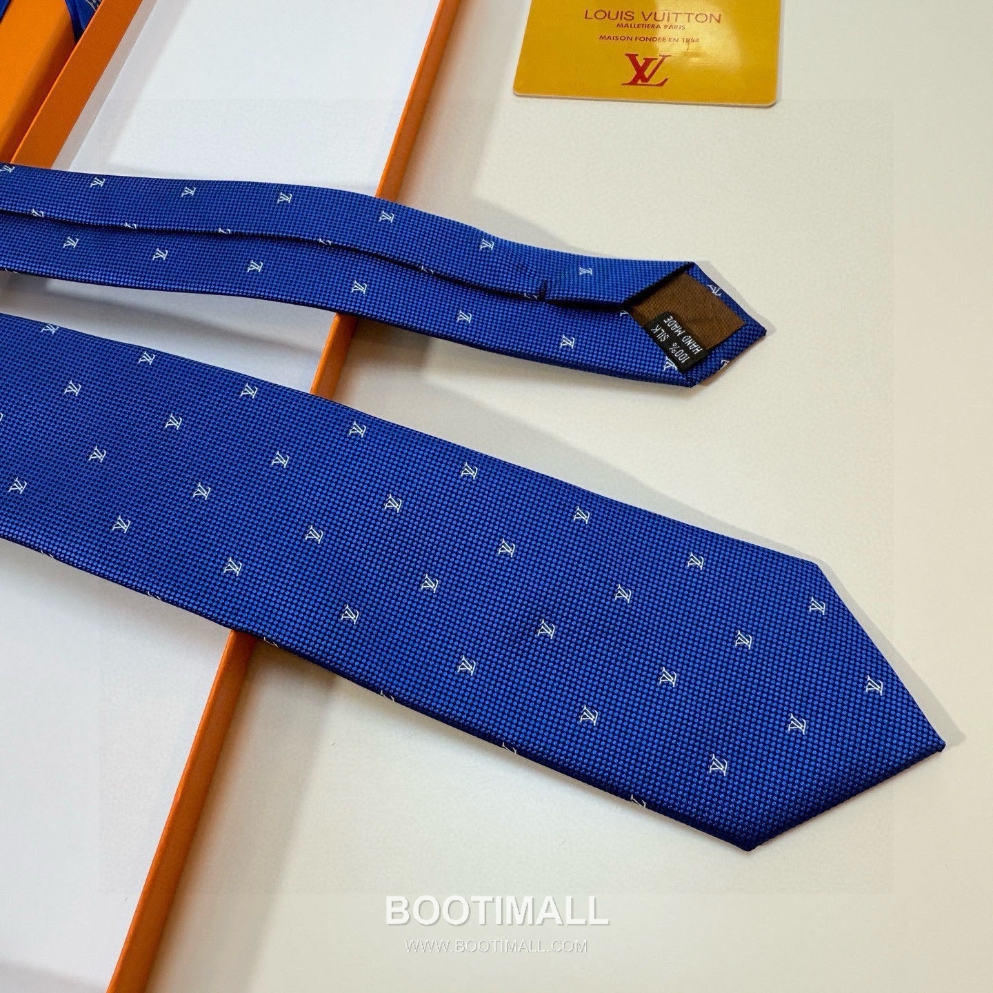 Louis Vuitton Diamonds V Tie Silk Jacquard Dark 루이비통 다이아몬드 V 넥타이 실크 자카드 다크 7