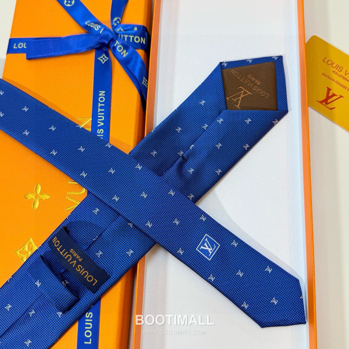 Louis Vuitton Diamonds V Tie Silk Jacquard Dark 루이비통 다이아몬드 V 넥타이 실크 자카드 다크 8