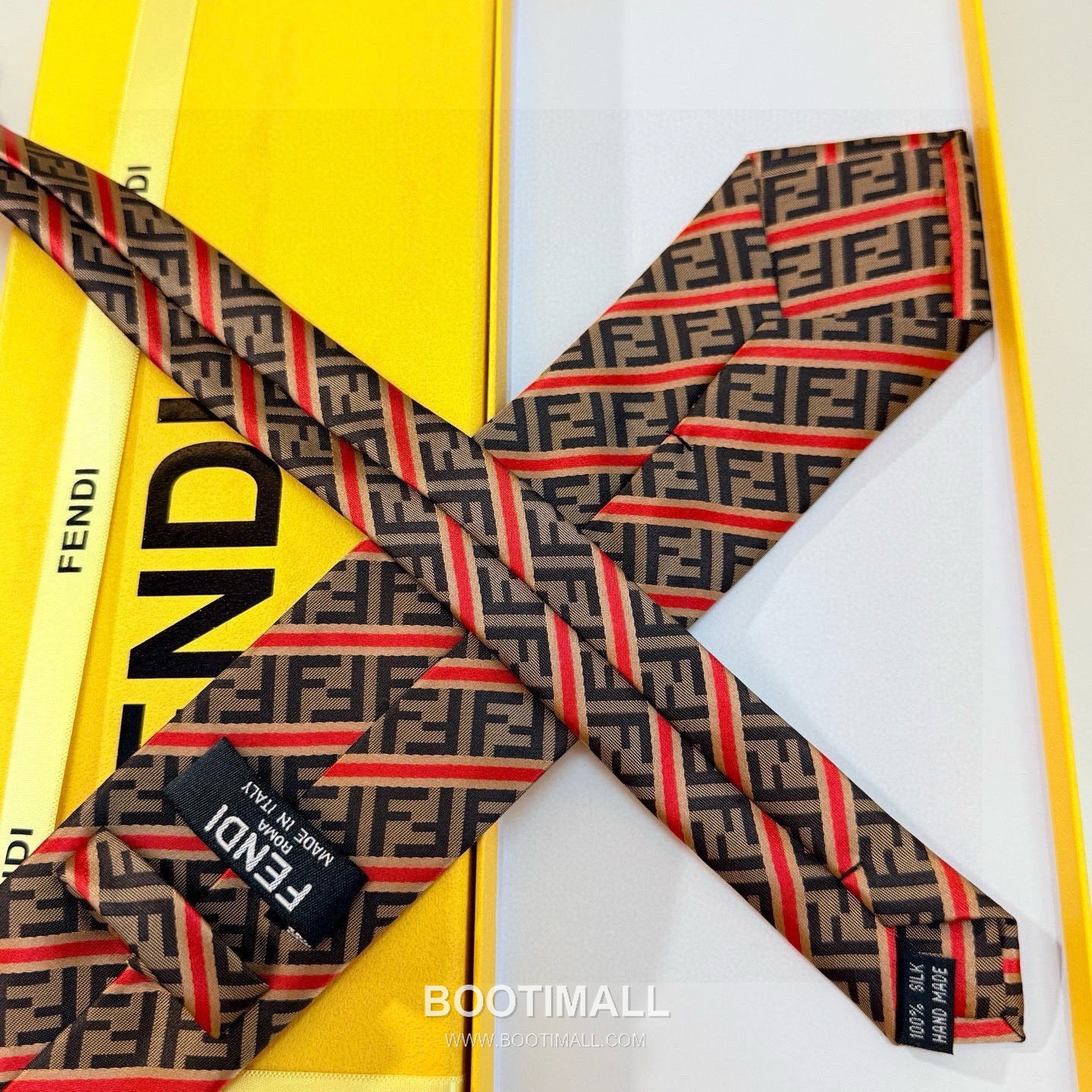 Fendi FF Jacquard Tie Silk Black 펜디 FF 자카드 넥타이 실크 블랙 7