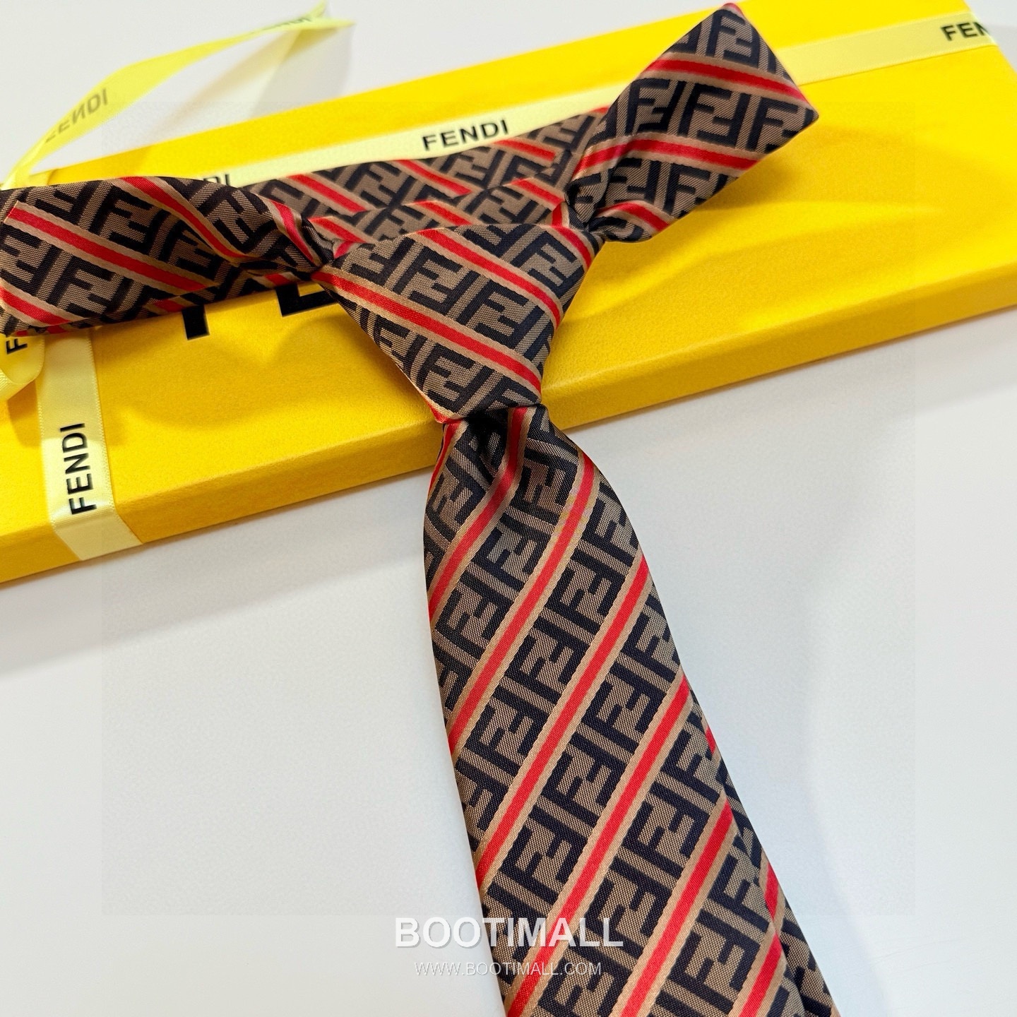 Fendi FF Jacquard Tie Silk Black 펜디 FF 자카드 넥타이 실크 블랙 9