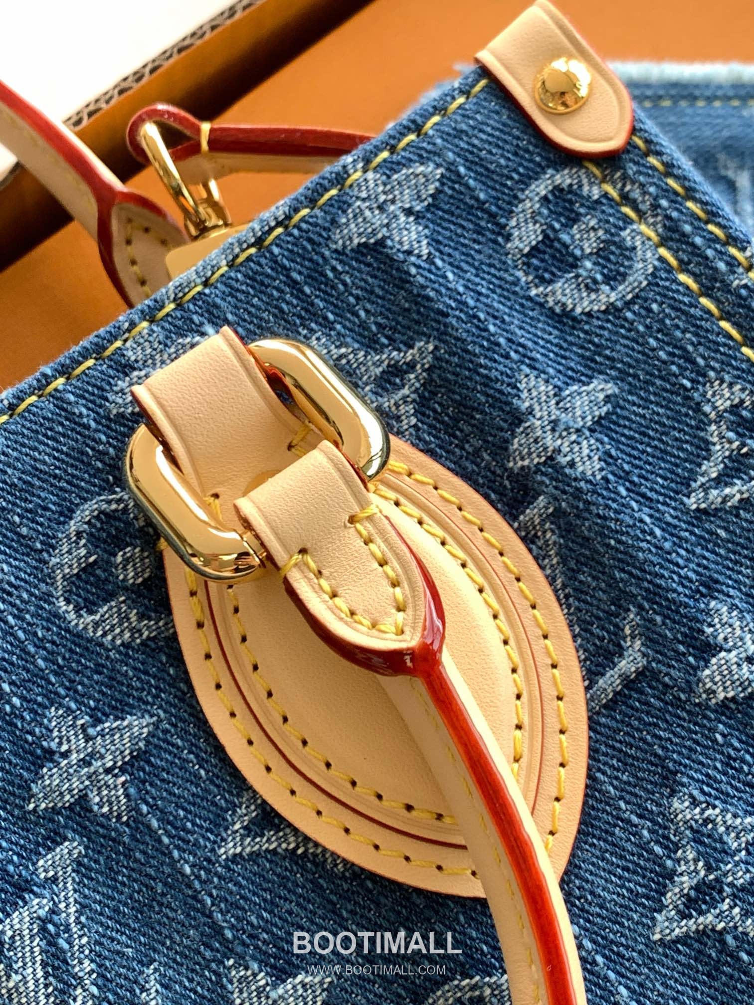 Louis Vuitton Onthego Mini High Elastic Denim Blue Tote Bag 루이비통 온더고 미니 고탄력 데님 블루 토트백 25cm 7