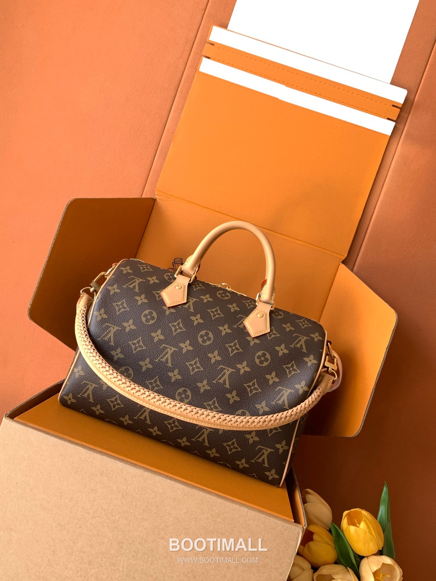 Louis Vuitton Speedy Soft 30 Monogram Canvas Brown Handbag 루이비통 스피디 소프트 30 모노그램 캔버스 브라운 핸드백 30cm 3