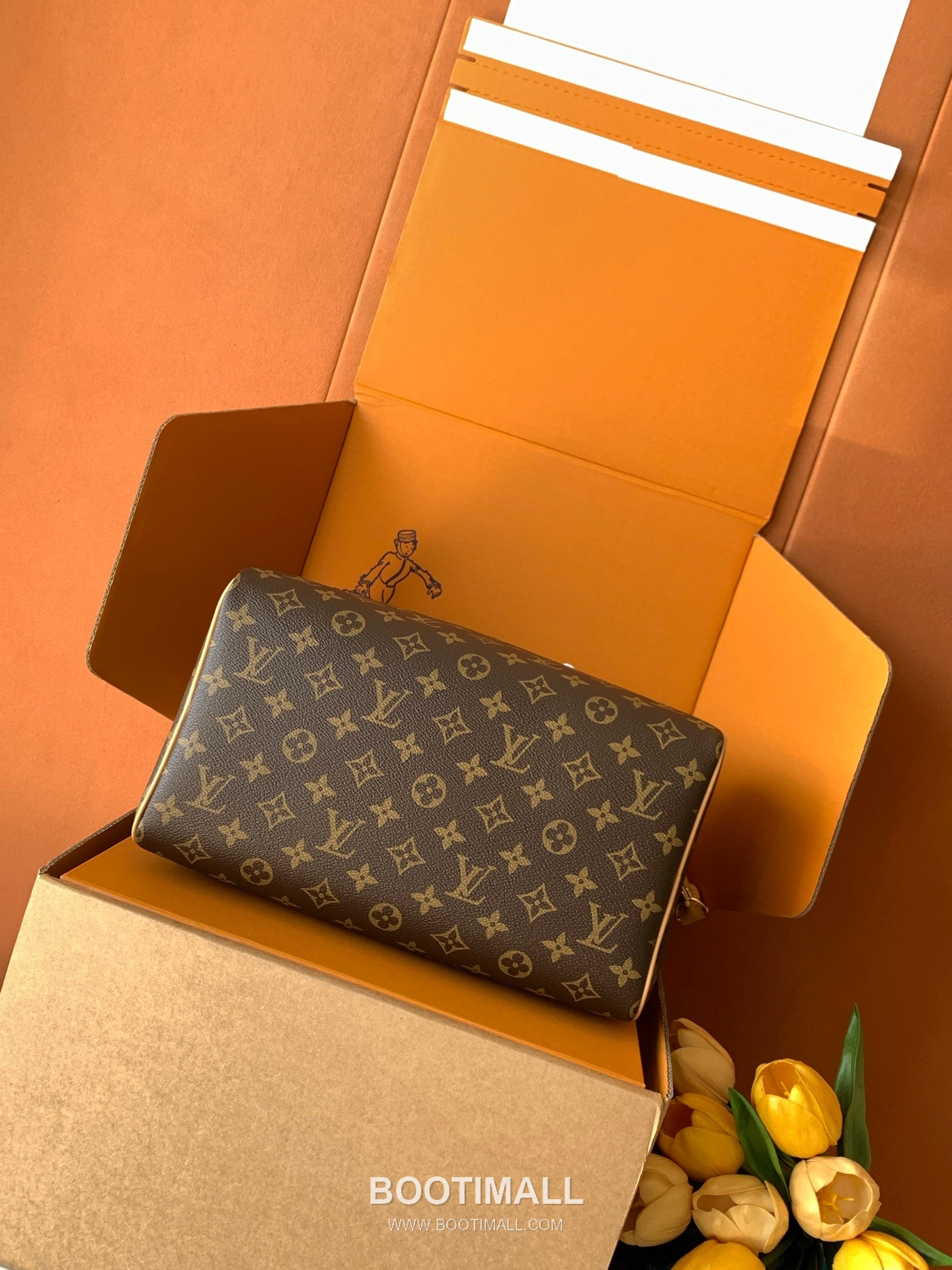 Louis Vuitton Speedy Soft 30 Monogram Canvas Brown Handbag 루이비통 스피디 소프트 30 모노그램 캔버스 브라운 핸드백 30cm 4