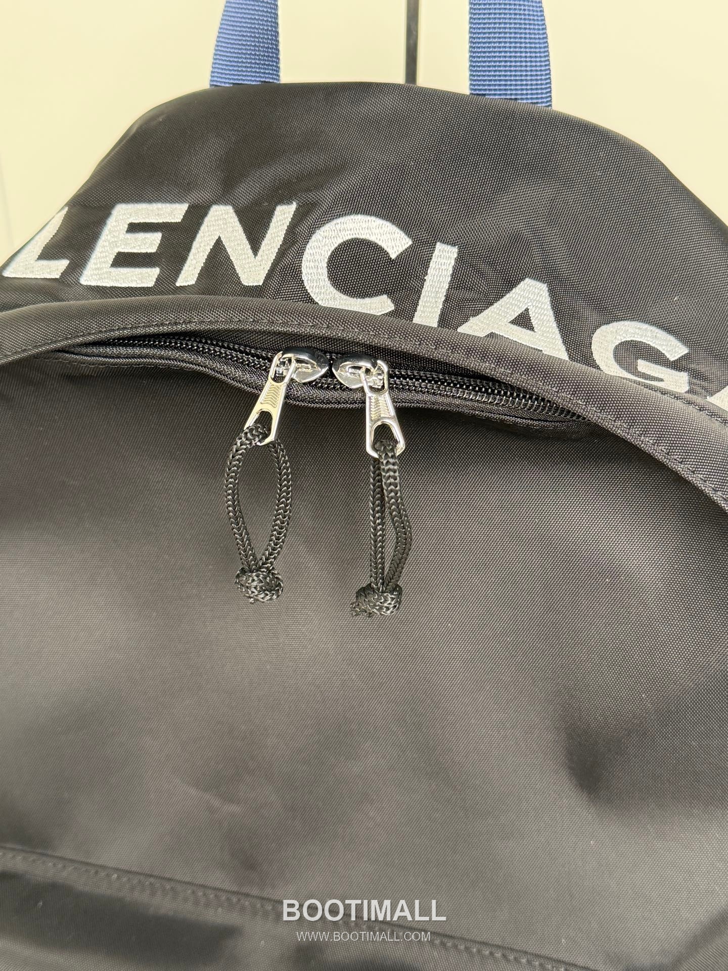 Celine Embroidery Backpack Nylon Blue 셀린느 자수 백팩 나일론 블루 47cm 6