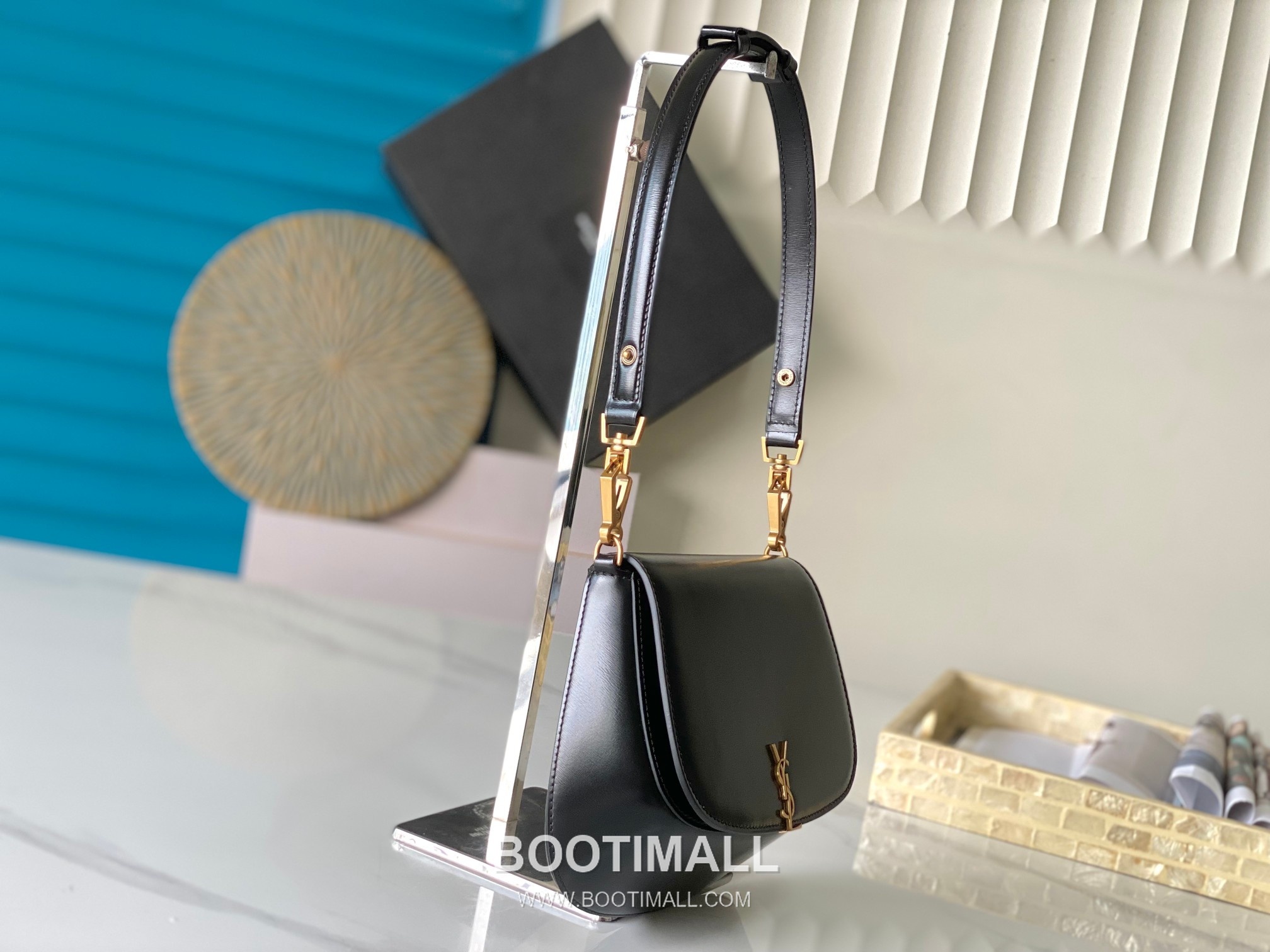 Celine Voltaire Box Calfskin Black Shoulder Bag 셀린느 볼테르 박스 800846 소가죽 블랙 숄더백 21cm 2