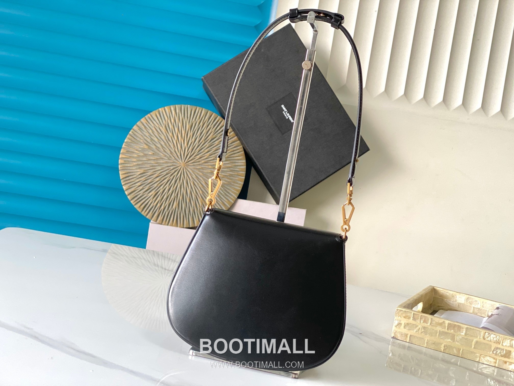 Celine Voltaire Box Calfskin Black Shoulder Bag 셀린느 볼테르 박스 800846 소가죽 블랙 숄더백 21cm 3