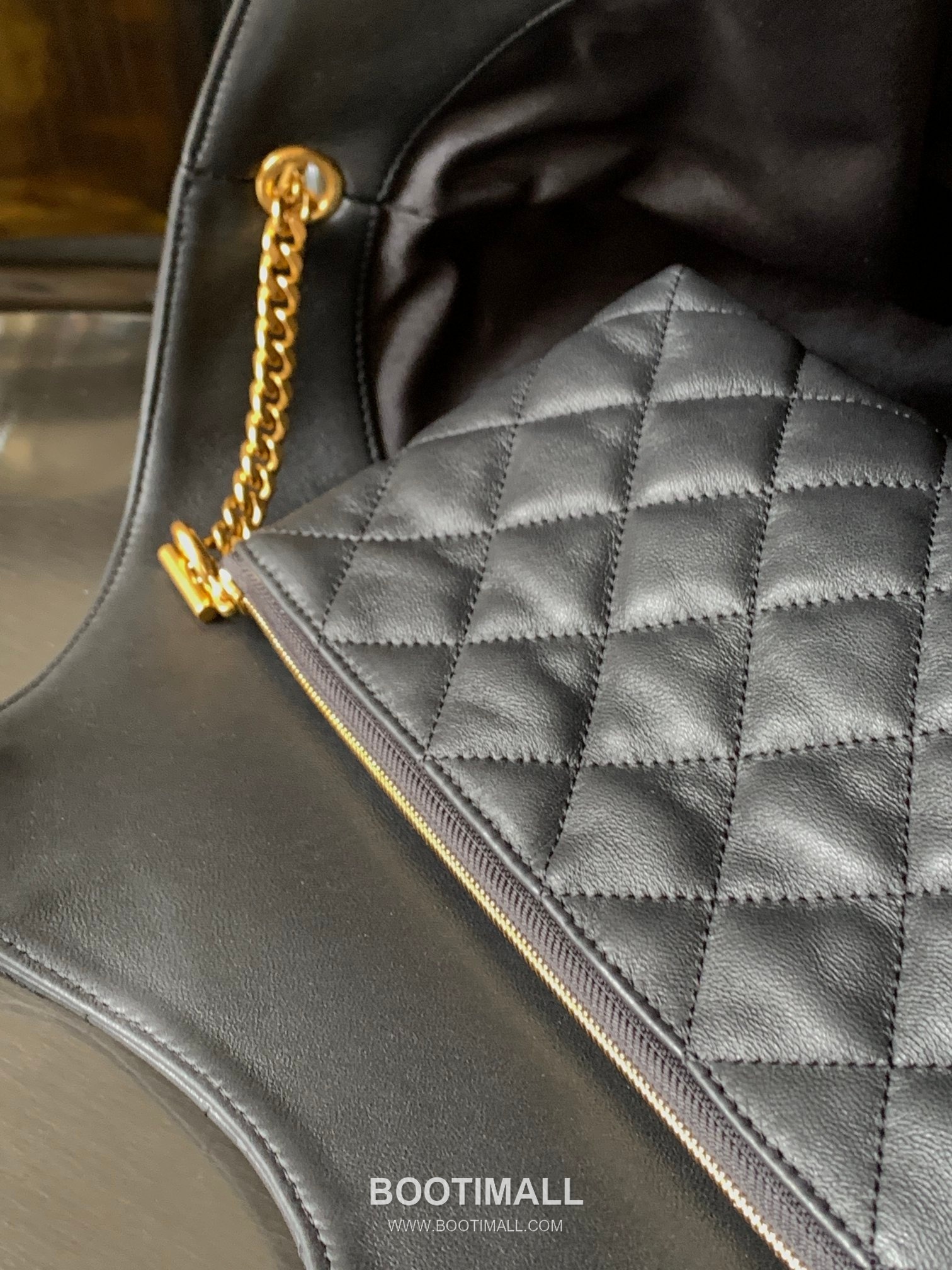 Saint Laurent Icare Tote Grained Calfskin Black Tote Bag 생로랑 아이케어 토트백 그레인드 카프스킨 블랙 43cm 9