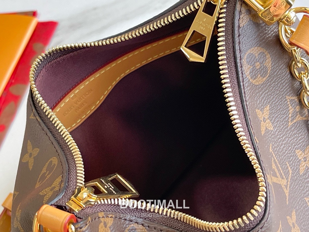 Louis Vuitton Monogram Pochette Bag Italian Leather Brown 루이비통 모노그램 포쉐트 백 이탈리아 가죽 브라운 29x16x9.5cm 9