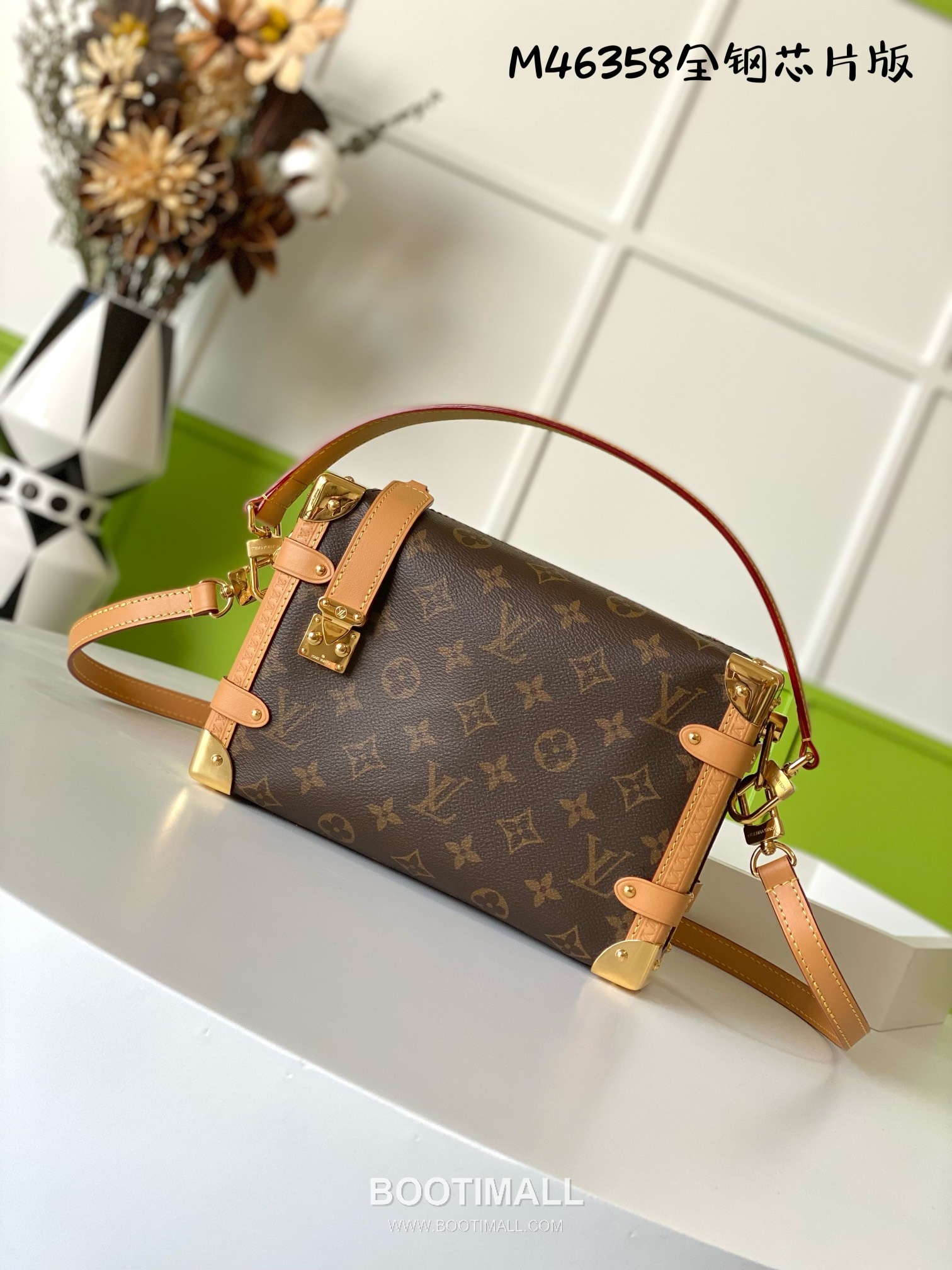 Celine Side Trunk Grained Calfskin Black Shoulder Bag 셀린느 사이드 트렁크 그레인드 카프스킨 블랙 숄더백 21cm 1