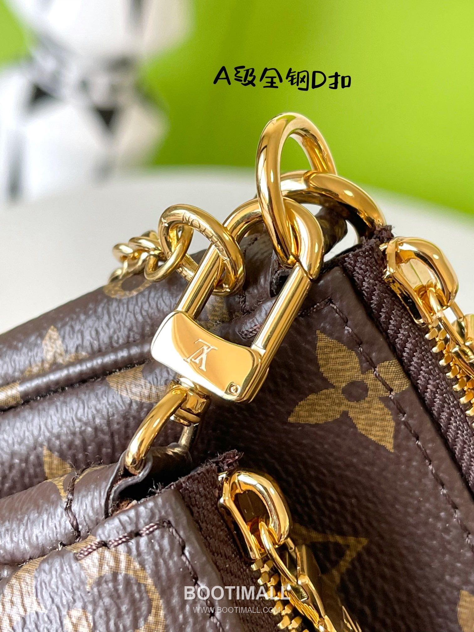 Louis Vuitton Three-in-One Bag Monogram Canvas with Patina Leather Brown Shoulder Bag 루이비통 쓰리인원 백 모노그램 캔버스와 변색 가죽 브라운 숄더백 24cm 7