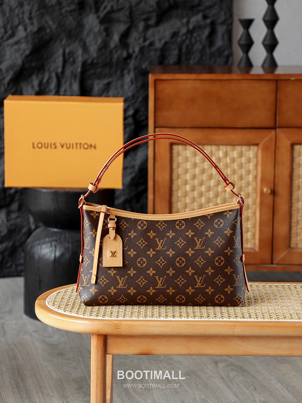 Celine Carryall East West Monogram Canvas Brown Tote Bag 셀린느 캐리올 이스트 웨스트 모노그램 캔버스 브라운 토트백 36cm 1