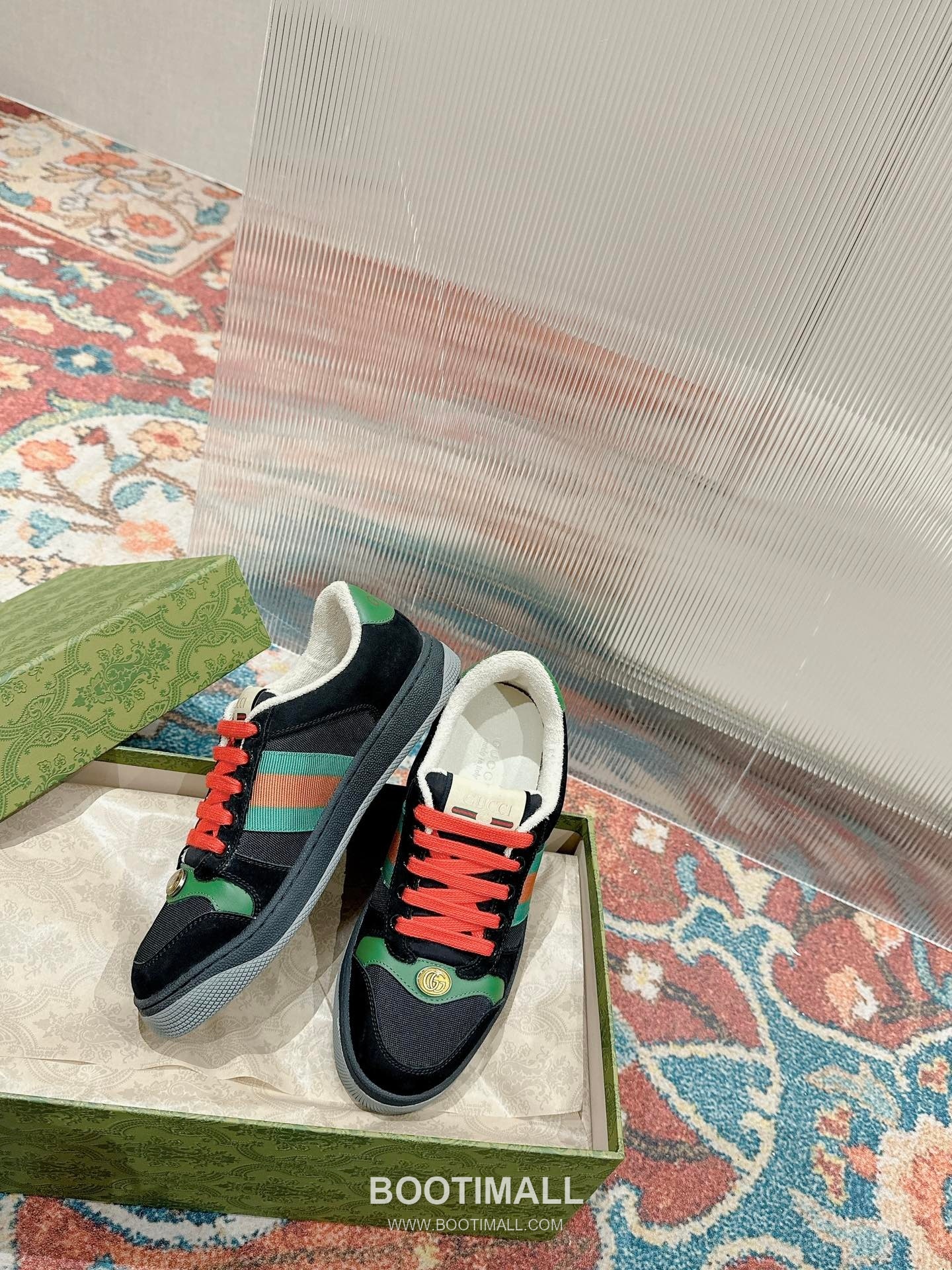 Gucci GG Vintage Sneakers Calfskin leather, Swarovski crystals, TPU sole Beige Shoes 구찌 GG 빈티지 스니커즈 송아지가죽, 스와로브스키 크리스탈, TPU 밑창 베이지 신발 Women 35-40, Men 39-44 (Custom: Women 40, Men 45) 2