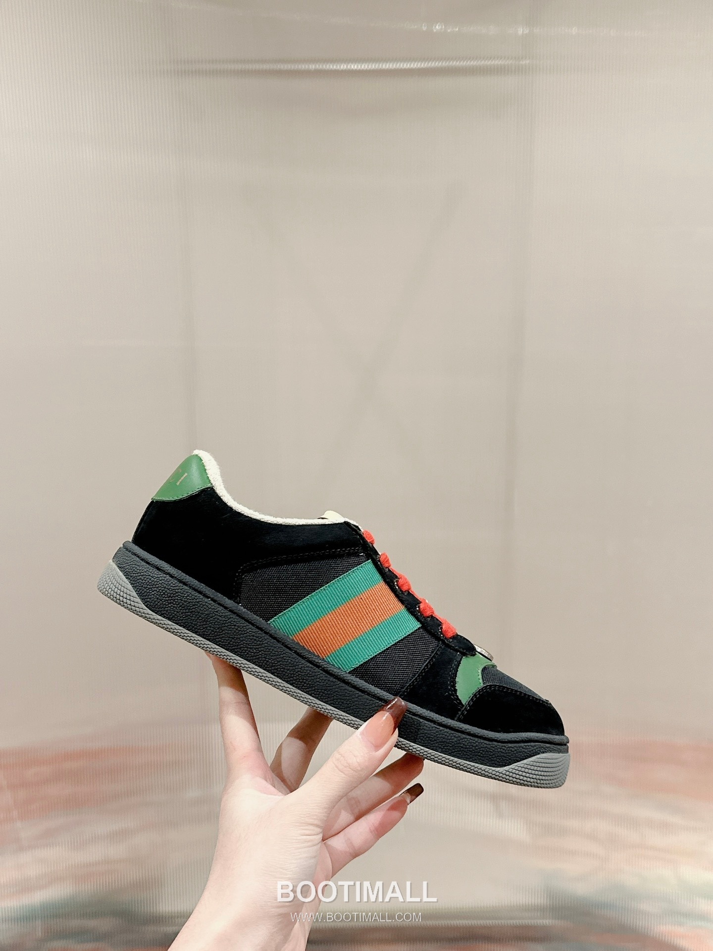 Gucci GG Vintage Sneakers Calfskin leather, Swarovski crystals, TPU sole Beige Shoes 구찌 GG 빈티지 스니커즈 송아지가죽, 스와로브스키 크리스탈, TPU 밑창 베이지 신발 Women 35-40, Men 39-44 (Custom: Women 40, Men 45) 5