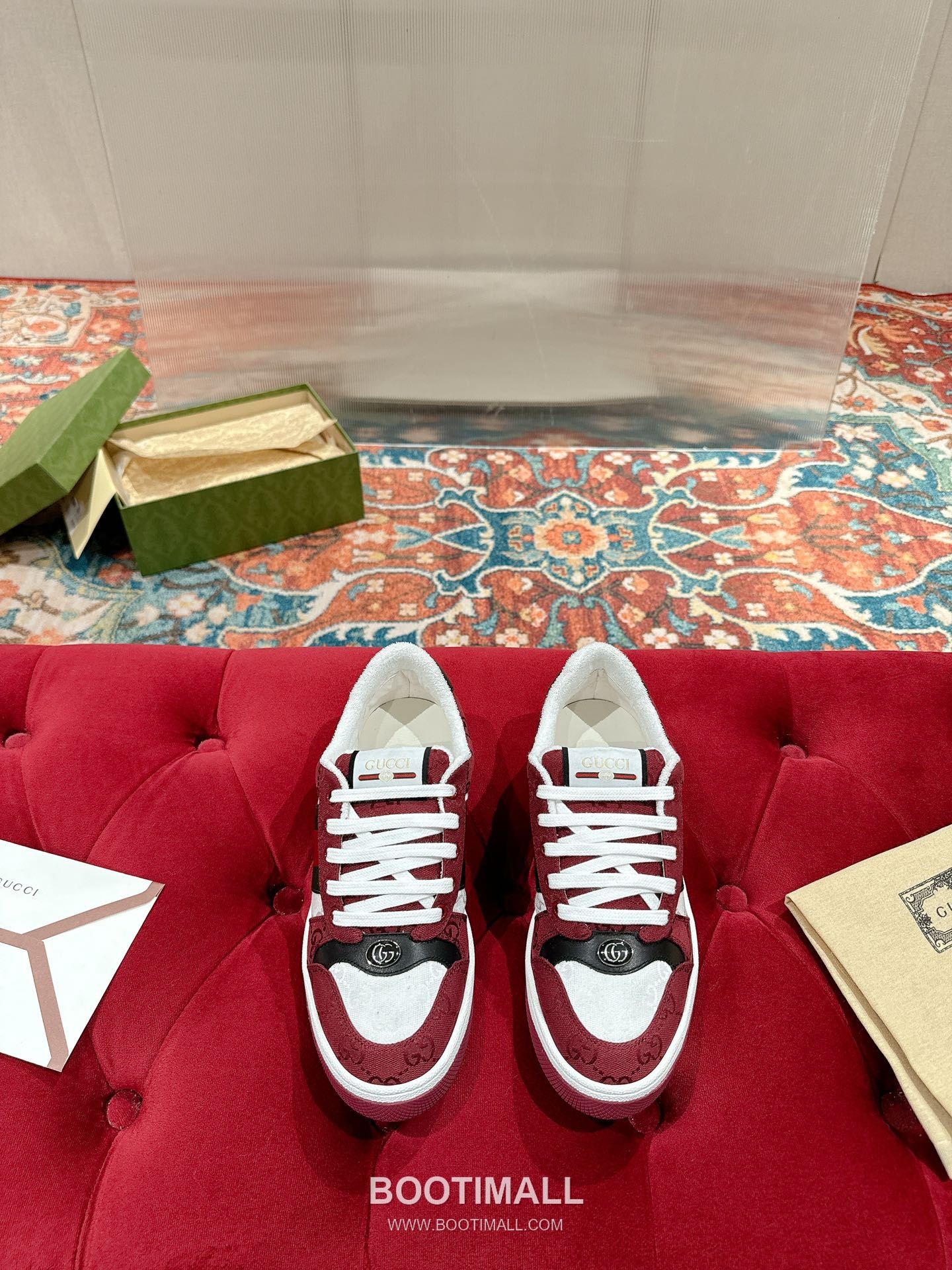 Gucci GG Distressed Sneaker Calfskin Leather, TPU Sole Black Shoes 구찌 GG 빈티지 스니커즈 소가죽, TPU 밑창 블랙 신발 Women 35-40, Men 39-44 (Custom 40, 45 available) 1