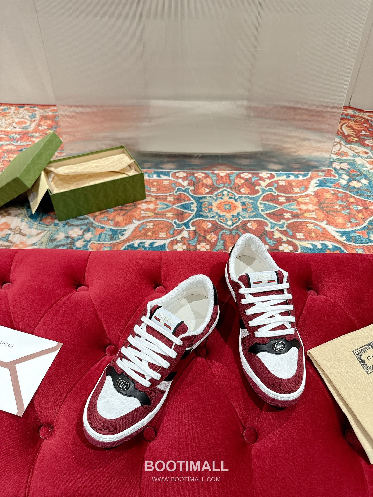 Gucci GG Distressed Sneaker Calfskin Leather, TPU Sole Black Shoes 구찌 GG 빈티지 스니커즈 소가죽, TPU 밑창 블랙 신발 Women 35-40, Men 39-44 (Custom 40, 45 available) 3