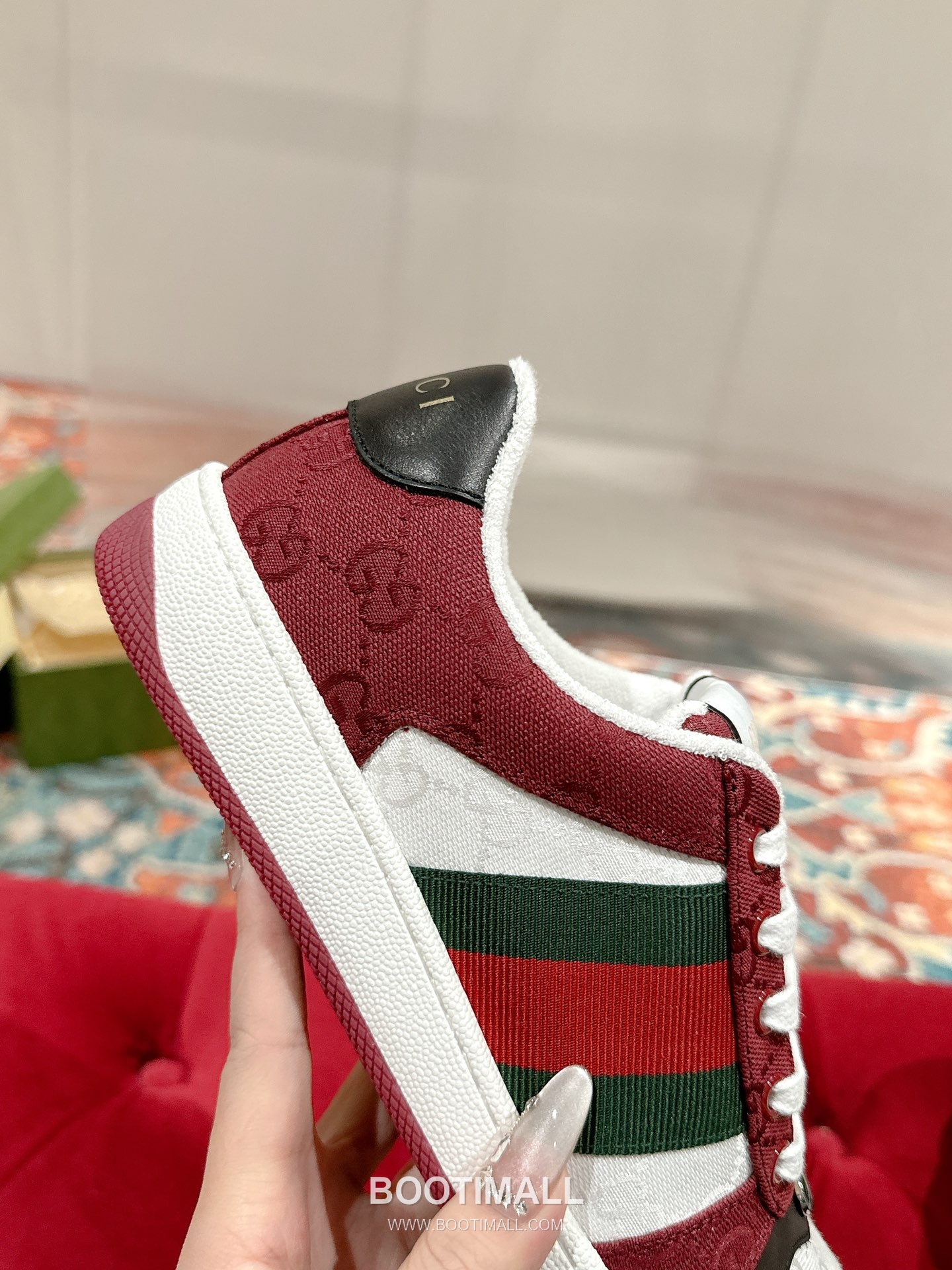 Gucci GG Distressed Sneaker Calfskin Leather, TPU Sole Black Shoes 구찌 GG 빈티지 스니커즈 소가죽, TPU 밑창 블랙 신발 Women 35-40, Men 39-44 (Custom 40, 45 available) 7