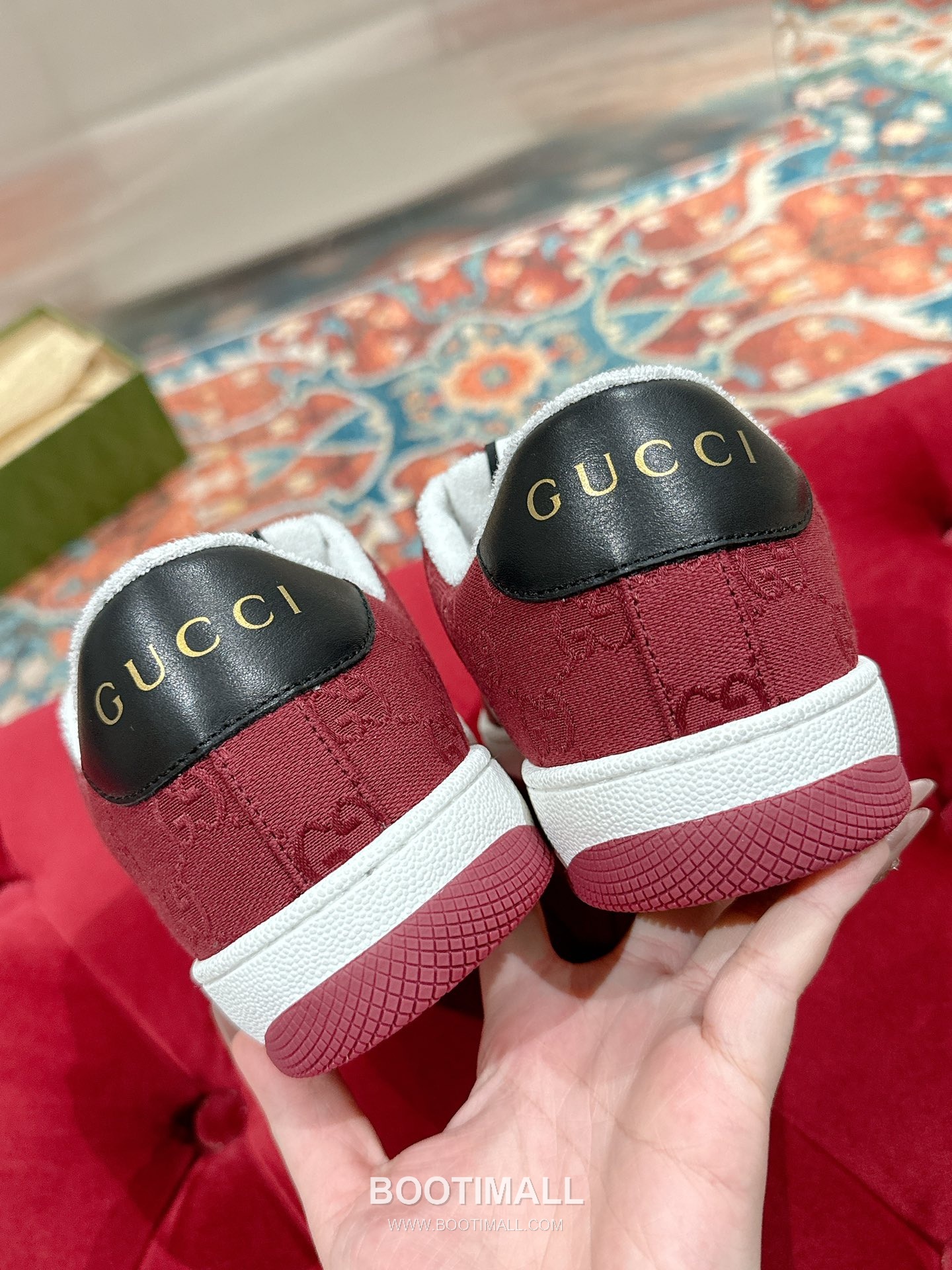 Gucci GG Distressed Sneaker Calfskin Leather, TPU Sole Black Shoes 구찌 GG 빈티지 스니커즈 소가죽, TPU 밑창 블랙 신발 Women 35-40, Men 39-44 (Custom 40, 45 available) 9