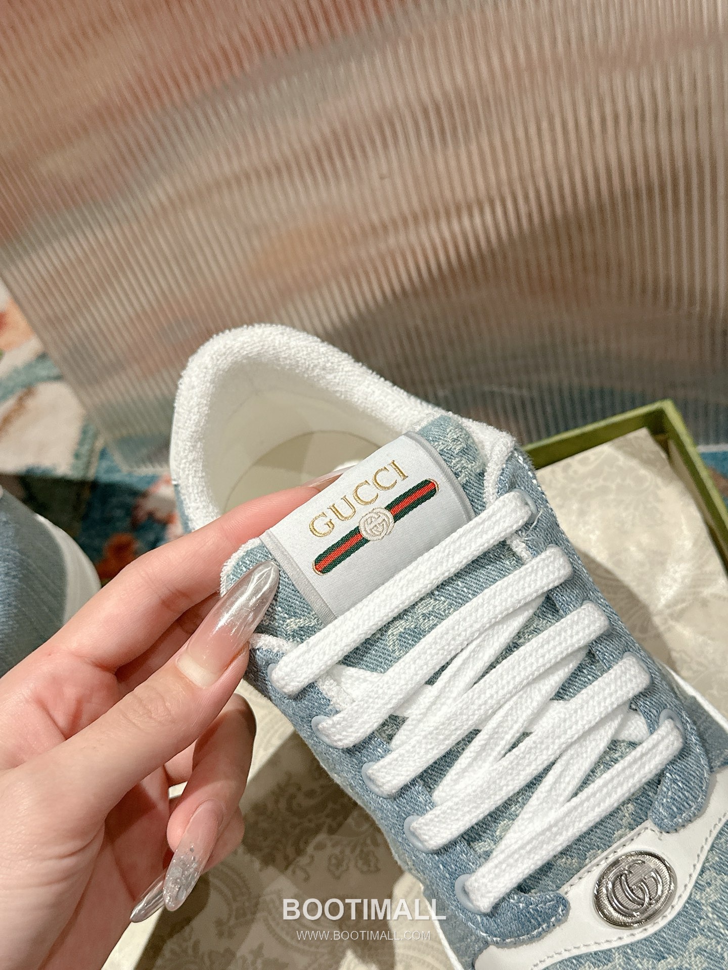 Gucci GG Distressed Sneaker Calfskin Leather, TPU Sole Black Shoes 구찌 GG 빈티지 스니커즈 소가죽, TPU 밑창 블랙 신발 6