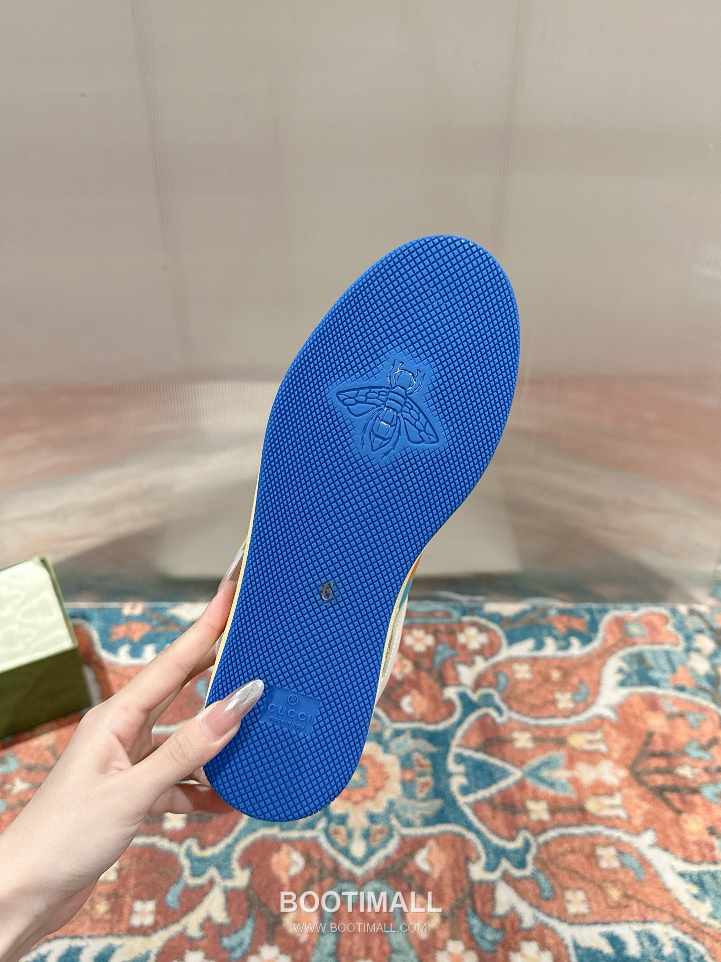 Gucci GG Distressed Sneaker Calfskin Leather, TPU Sole Black Shoes 구찌 GG 빈티지 스니커즈 소가죽, TPU 밑창 블랙 신발 8