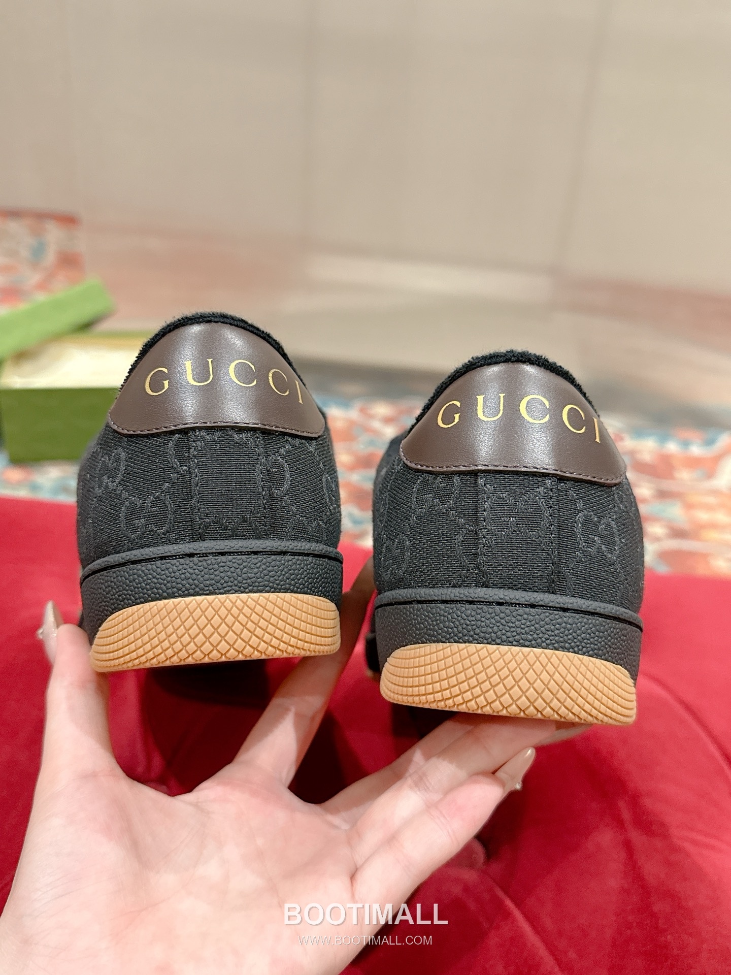 Gucci GG Vintage Sneakers Calfskin leather, Swarovski crystals, TPU sole Beige Shoes 구찌 GG 빈티지 스니커즈 송아지가죽, 스와로브스키 크리스탈, TPU 밑창 베이지 신발 7