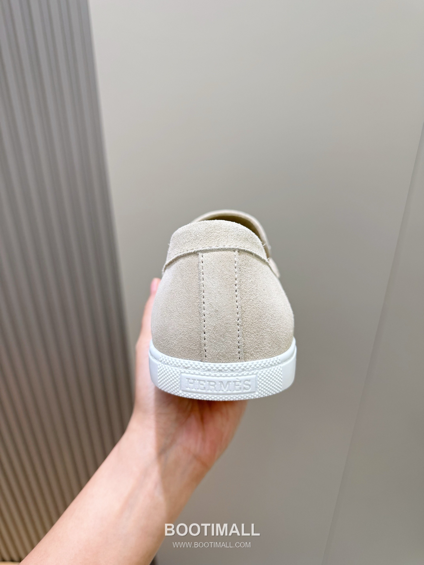 Hermes Like Loafer Calfskin Leather, Canvas Brown 에르메스 라이크 로퍼 송아지가죽, 캔버스 브라운 6