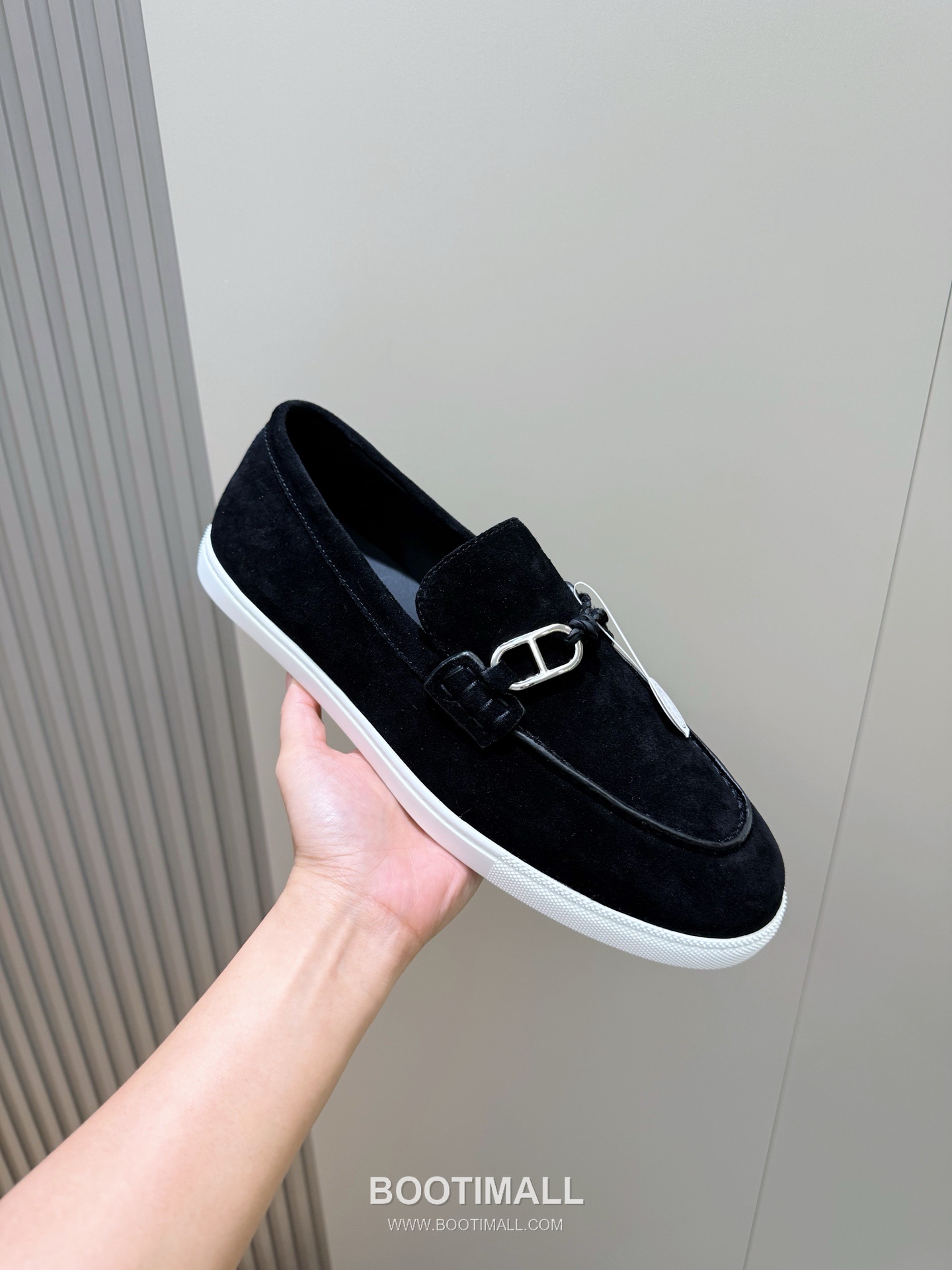 Hermes Like Loafer Calfskin Leather, Canvas Brown 에르메스 라이크 로퍼 송아지가죽, 캔버스 브라운 5