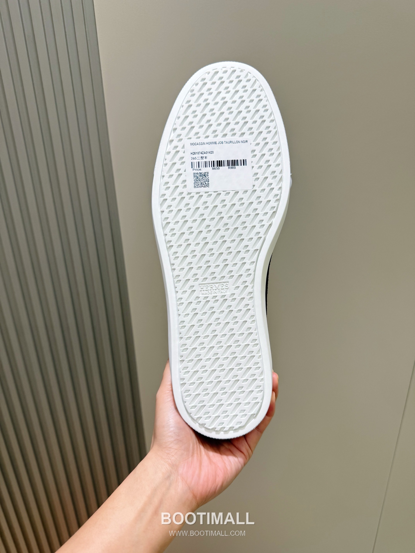 Hermes Like Loafer Calfskin Leather, Canvas Brown 에르메스 라이크 로퍼 송아지가죽, 캔버스 브라운 9