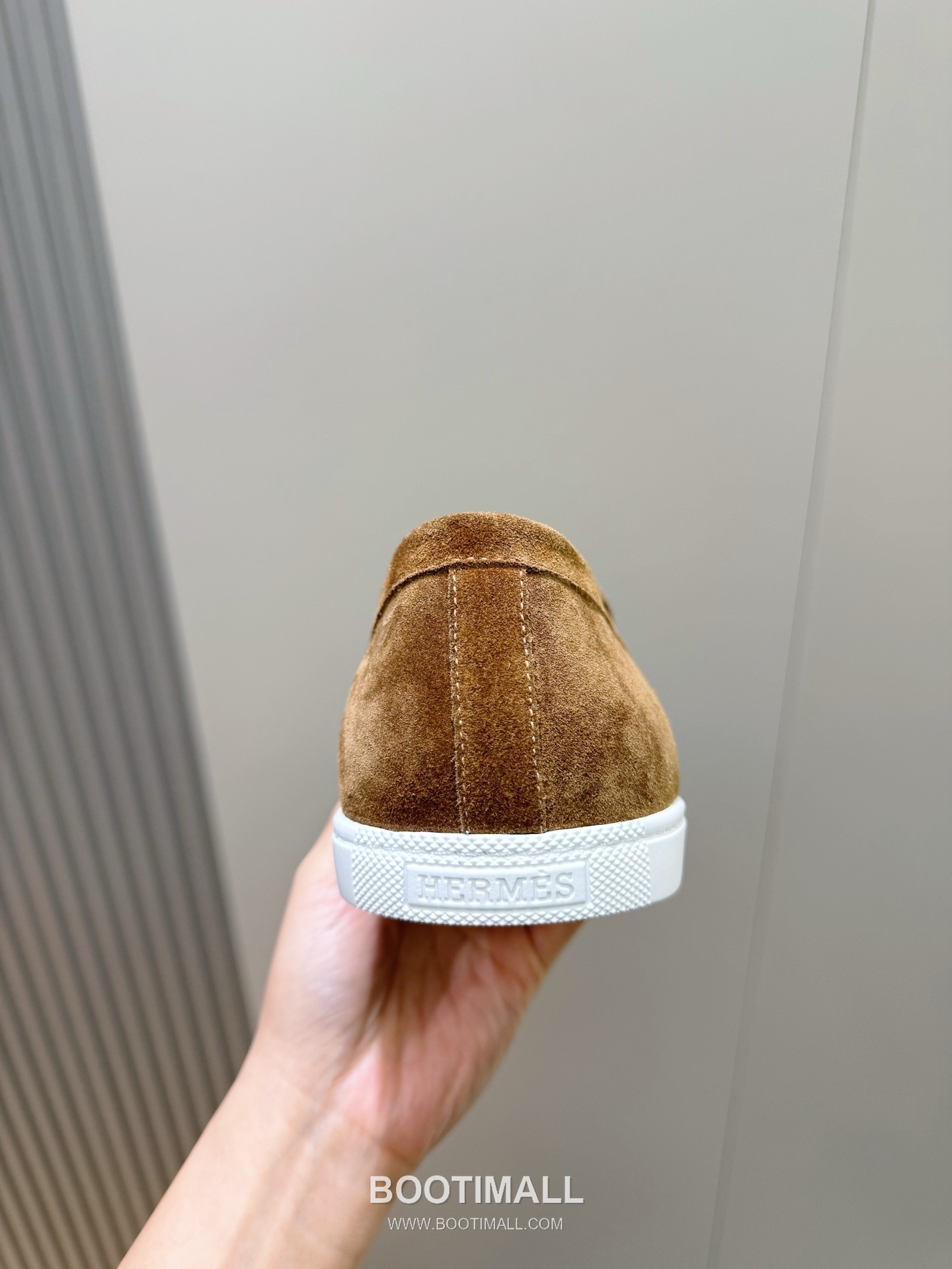 Hermes Like Loafer Calfskin Leather, Canvas Brown 에르메스 라이크 로퍼 송아지가죽, 캔버스 브라운 6