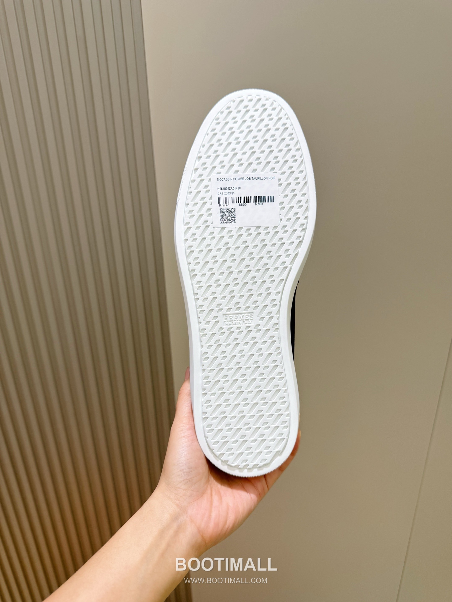 Hermes Like Loafer Calfskin Leather, Canvas Brown 에르메스 라이크 로퍼 송아지가죽, 캔버스 브라운 9