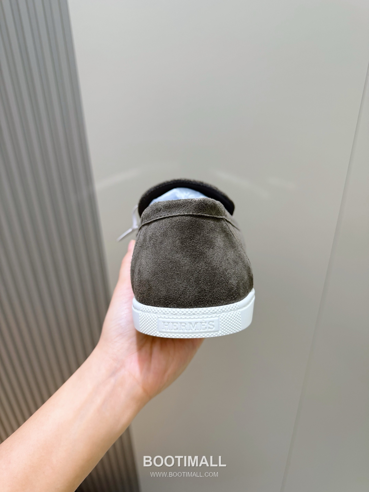 Hermes Like Loafer Calfskin Leather, Canvas Brown 에르메스 라이크 로퍼 송아지가죽, 캔버스 브라운 6